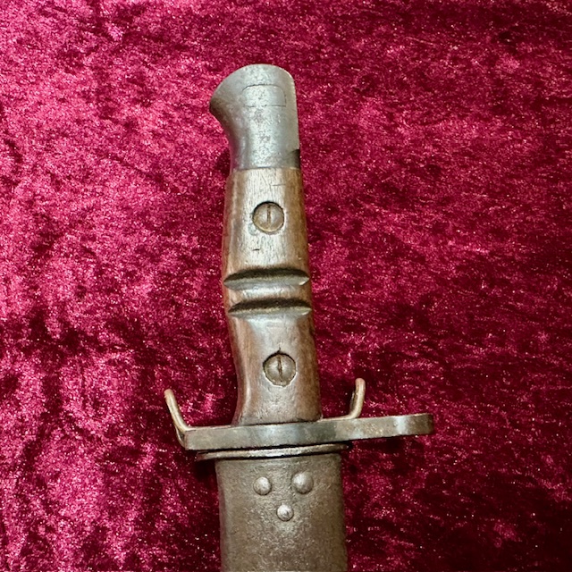 Ref: XXX - WW2 Home Guard Issue (WW1 P13) Remington Bayonet and Frog.